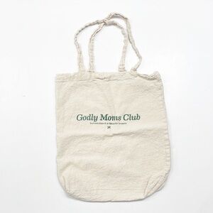 Godly Moms Club tote bag